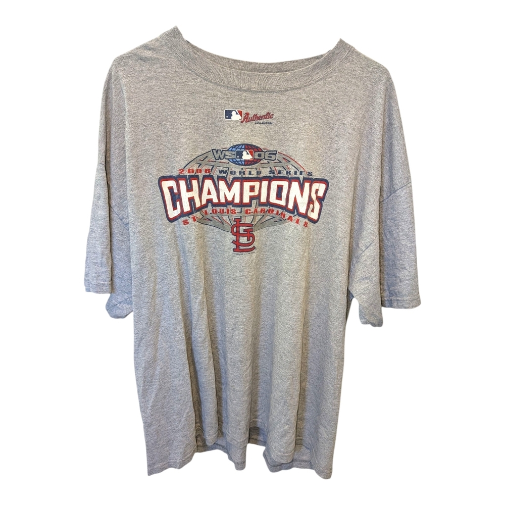 Vintage 2006 St Louis Cardinals World Series Champions T-Shirt MLB 2XL Baseball